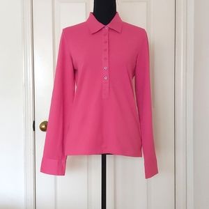 NWOT. Old Navy Stretch Cotton Spandex Long Sleeve Polo Shirt.